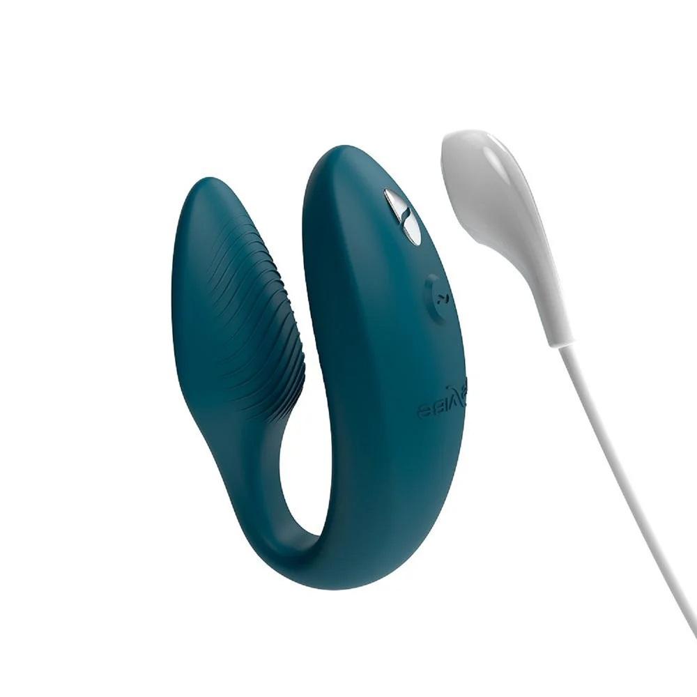 We-vibe-Sync-2-Parovy-vibrator-Velvet-green-12 We-vibe Sync 2 Párový vibrátor - Velvet green