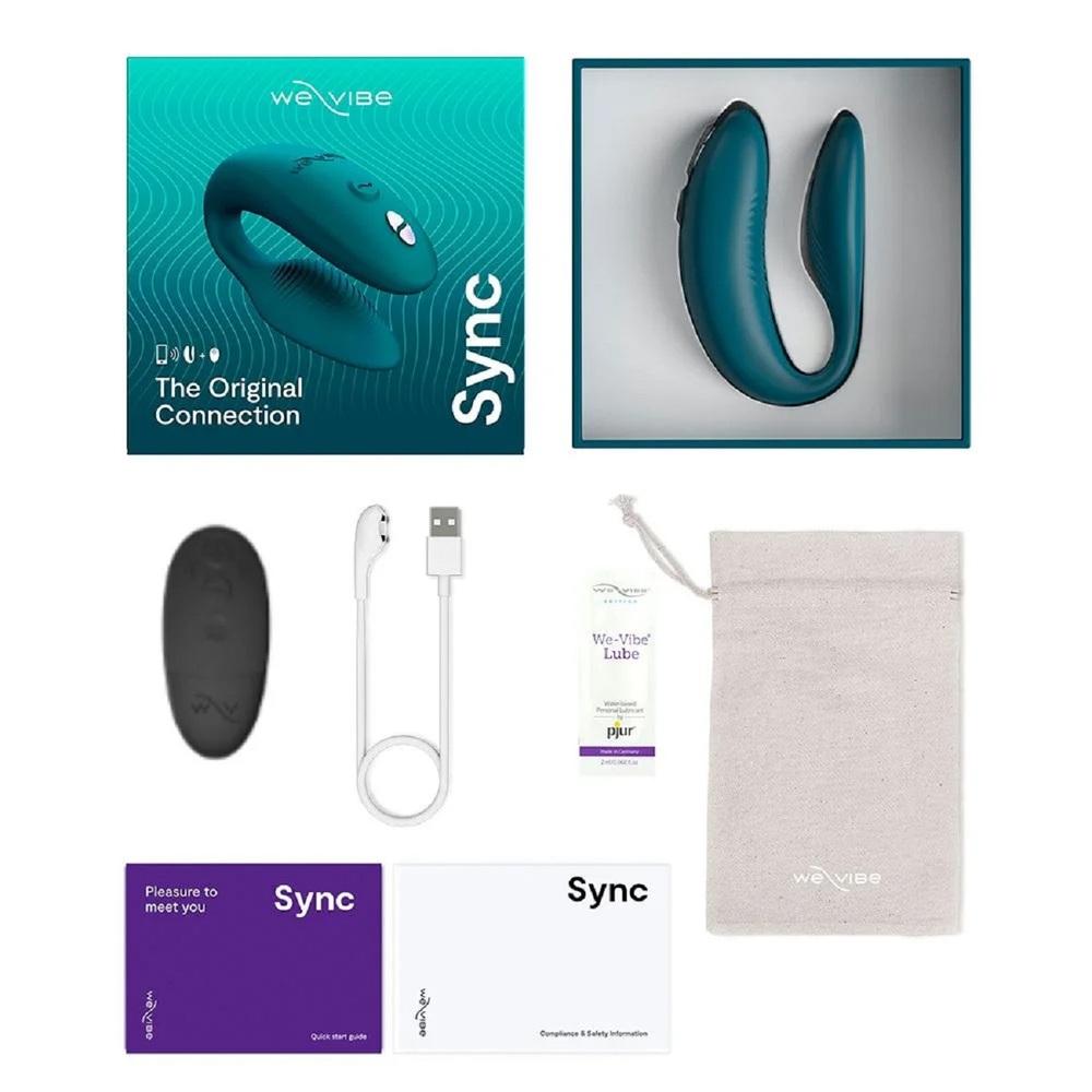 We-vibe-Sync-2-Parovy-vibrator-Velvet-green-14 We-vibe Sync 2 Párový vibrátor - Velvet green