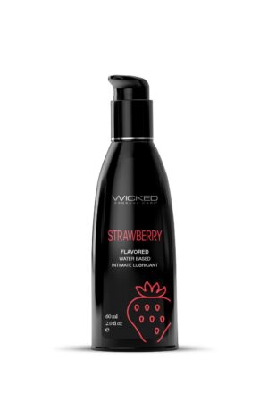 Wicked Aqua lubrikační gel Strawberry 60 ml