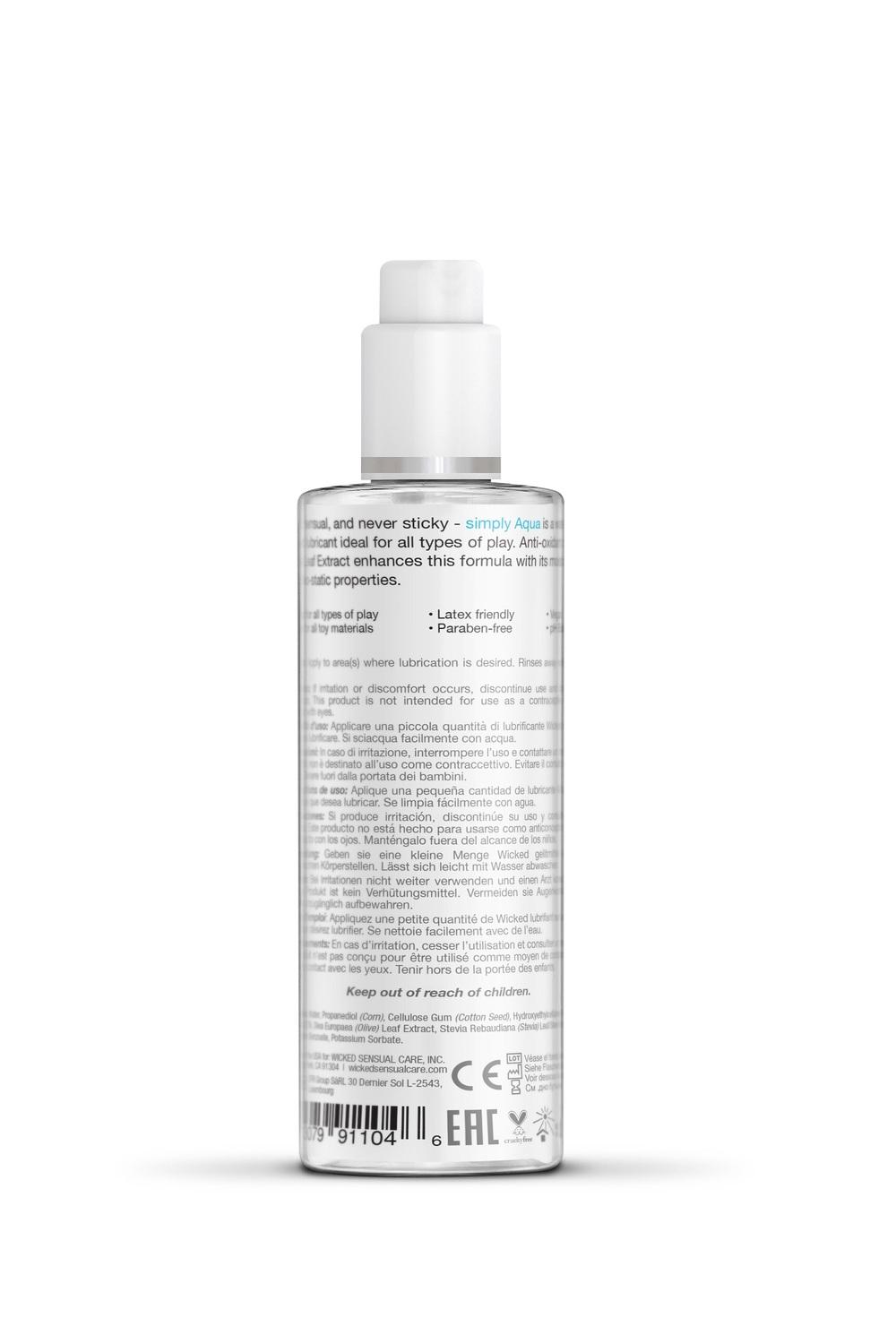 Wicked-Simply-Aqua-Lubrikacni-gel-120-ml-2 Wicked Simply Aqua Lubrikační gel 120 ml