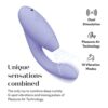 Womanizer Duo 2 Stimulátor klitorisu a vibrátor 2 v 1 Lilac