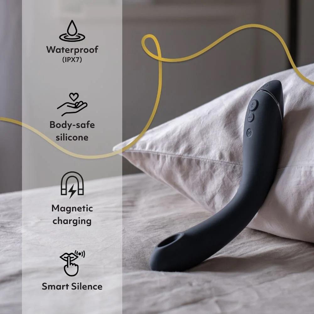 Womanizer-OG-Stimulator-klitorisu-a-vibrator-2-v-1-Dark-Grey-4 Womanizer OG Stimulátor klitorisu a vibrátor 2 v 1 - Dark Grey