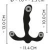 ANOS Flexibilní stimulátor prostaty se 3 motorky