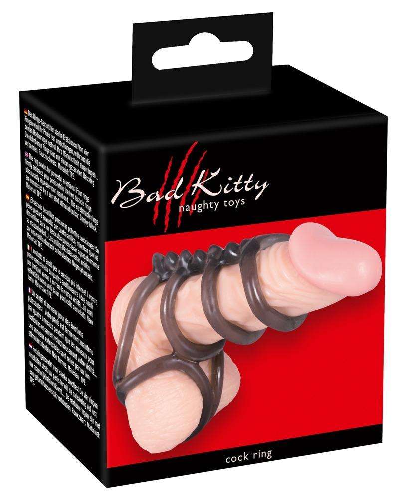 Bad-Kitty-Erekcni-krouzky-na-penis-a-varlata-6 Bad Kitty Erekční kroužky na penis a varlata