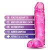 Bing n´Bulky Dildo s přísavkou - růžové