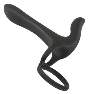 Black Velvets Párový vibrátor rozšiřující penis