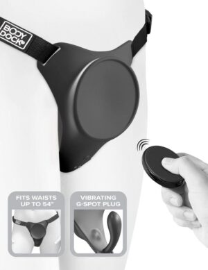 Body Dock G-spot Pro Strap-on postroj s vnitřním vibrátorem