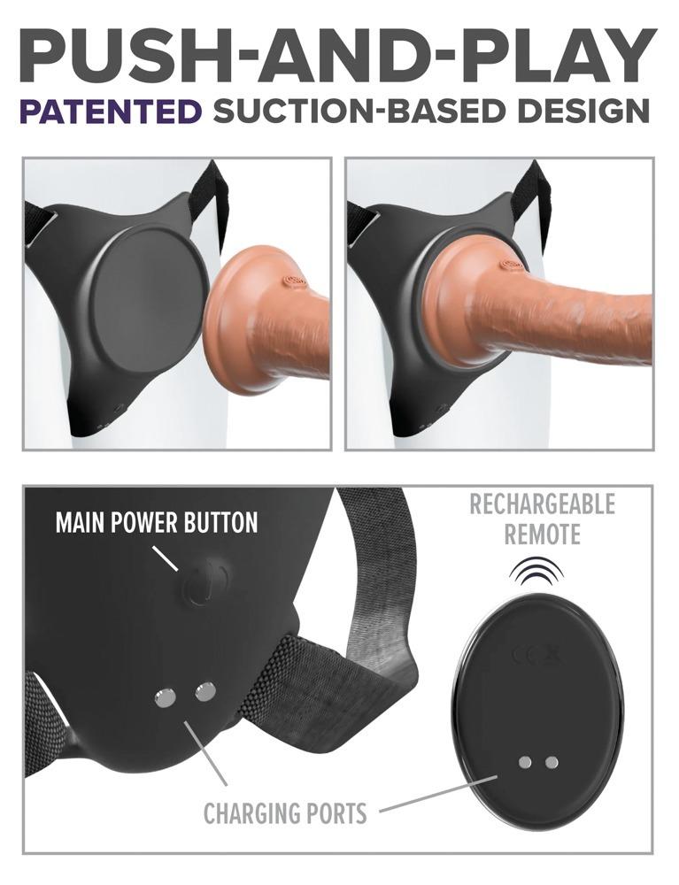 Body-Dock-G-spot-Pro-Strap-on-postroj-s-vnitrnim-vibratorem-8 Body Dock G-spot Pro Strap-on postroj s vnitřním vibrátorem