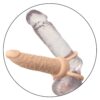 Dual Anální vibrátor pro vaginální i anální stimulaci - Light Skin