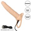 Dual Anální vibrátor pro vaginální i anální stimulaci - Light Skin