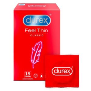 Durex Feel Thin Classic kondomy 18 ks