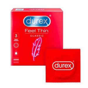 Durex Feel Thin Classic kondomy 3 ks
