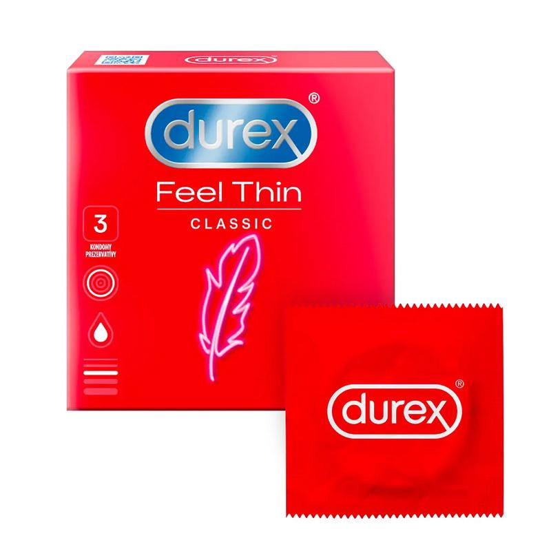 Durex-Feel-Thin-Classic-kondomy-3-ks Durex Feel Thin Classic kondomy 3 ks