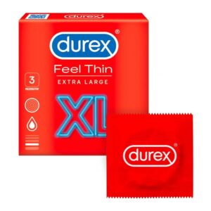 Durex Feel Thin XL kondomy 3 ks