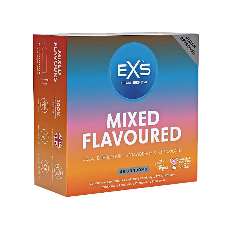EXS-Mixed-Flavours-pack-Kondomy-48-ks EXS Mixed Flavours pack Kondomy 48 ks
