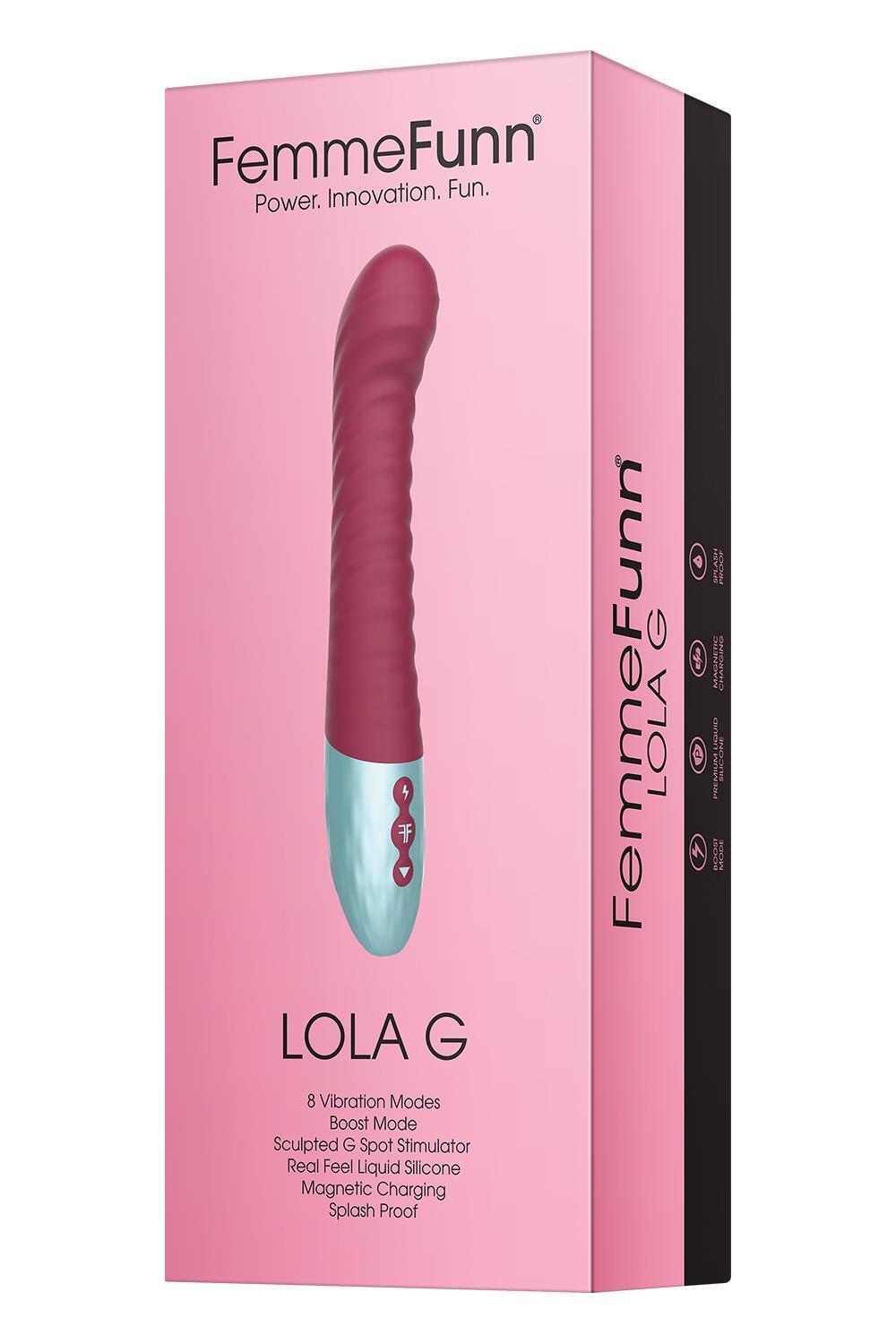 Femmefunn-Lola-G-vibrator-Maroon-12 Femmefunn Lola G vibrátor - Maroon