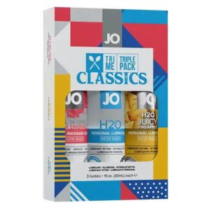JO H2O TRI ME Classic sada 3ks lubrikačních gelů
