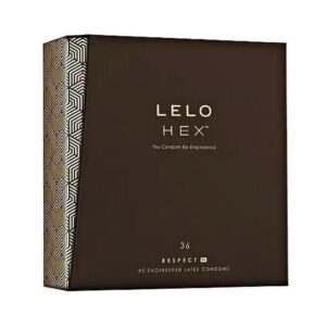 Lelo HEX respect XL kondomy 36 ks