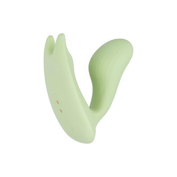 Magic-Motion-Umi-Dualni-vibrator-s-ovladanim-pres-aplikaci-zeleny-2 Magic Motion Umi Duální vibrátor s ovládáním přes aplikaci - zelený