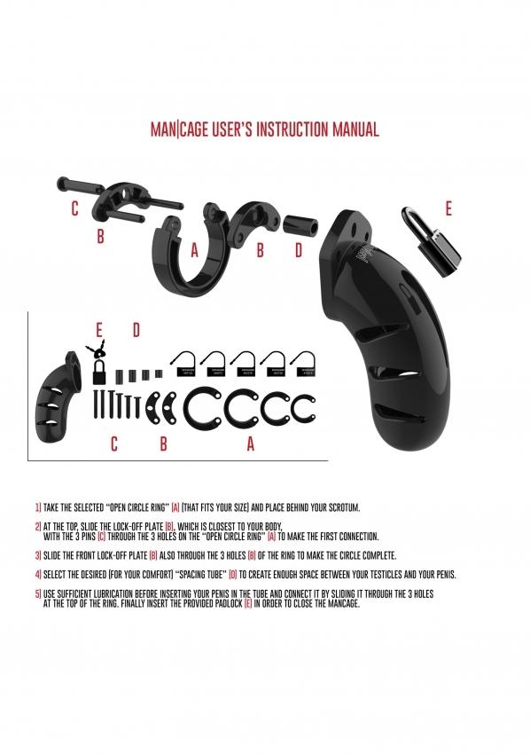 ManCage-05-Klec-na-penis-14-cm-cerna-6 ManCage 05 Klec na penis 14 cm - černá