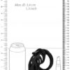 ManCage 24 Klec na penis 9 cm - černá