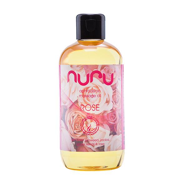 NURU-Masazni-olej-Rose-250-ml NURU Masážní olej Rose 250 ml