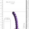 OUCH! Beaded silicone G-spot dildo 17 cm
