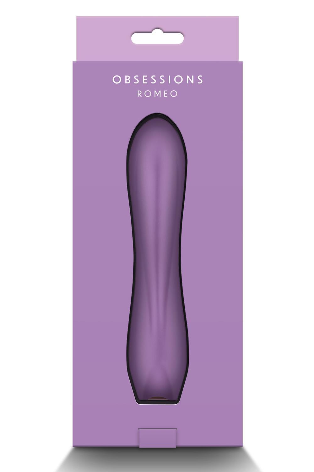 Obsessions-Romeo-vibrator-fialovy-4 Obsessions Romeo vibrátor - fialový