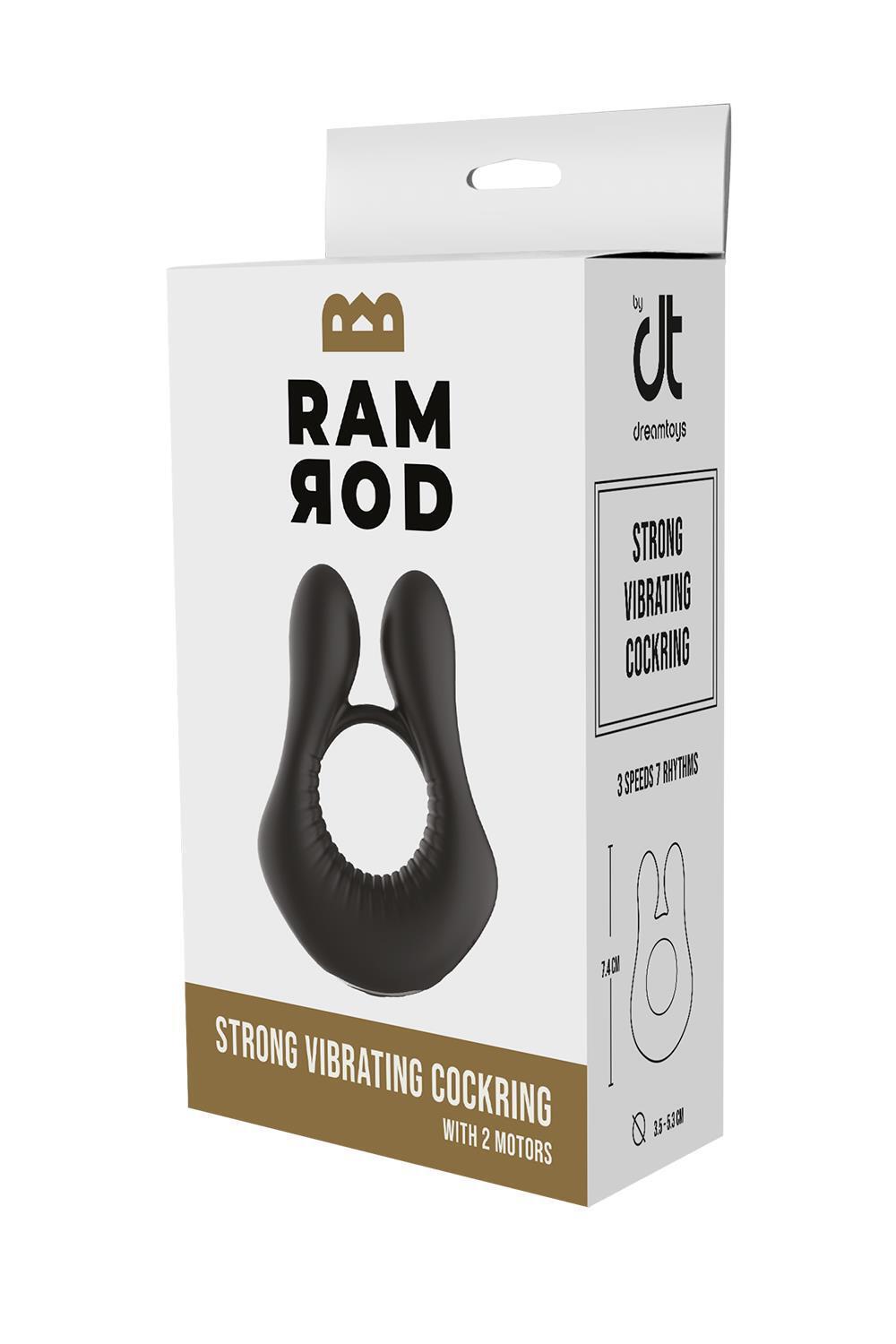 RAMROD-Strong-Vibracni-erekcni-krouzek-cerny-6 RAMROD Strong Vibrační erekční kroužek - černý