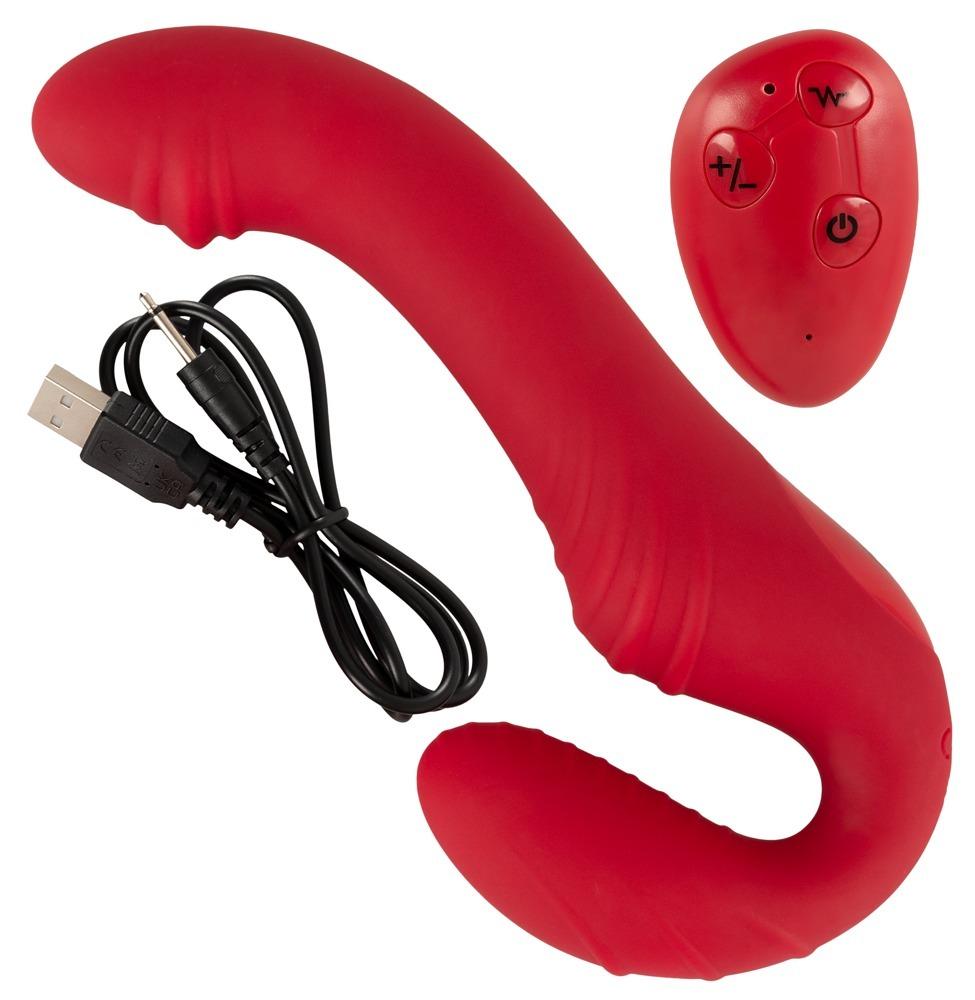 RC-Strapless-Strap-On-3-vibrator-s-dalkovym-ovladanim-12 RC Strapless Strap-On 3 vibrátor s dálkovým ovládáním