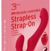 RC Strapless Strap-On 3 vibrátor s dálkovým ovládáním