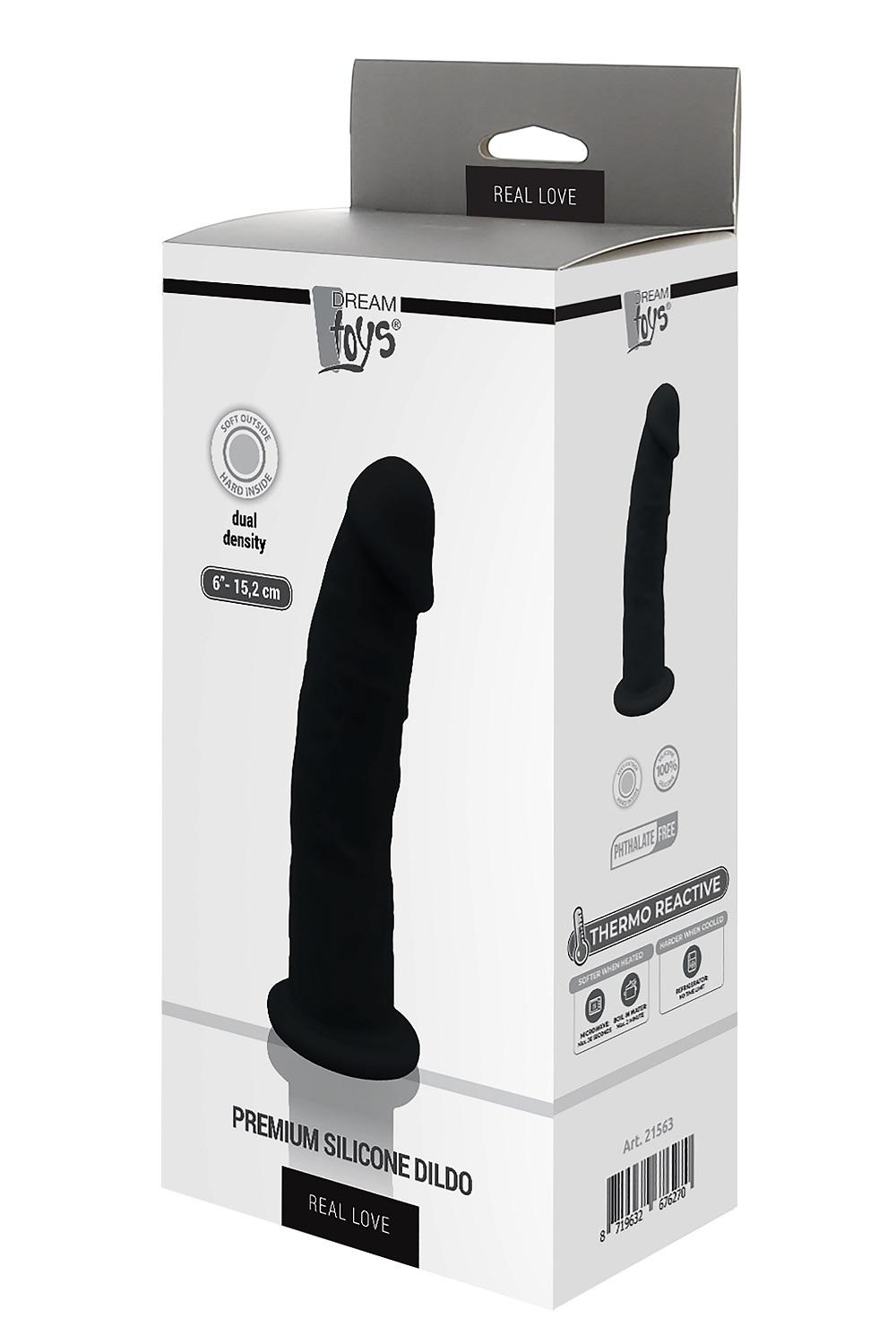 Real-Love-Dildo-15-cm-cerne-2 Real Love Dildo 15 cm - černé