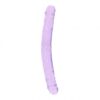 Realrock Oboustranné dildo 34 cm - fialové