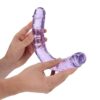 Realrock Oboustranné dildo 34 cm - fialové