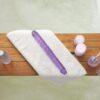 Realrock Oboustranné dildo 34 cm - transparentní