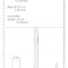 Realrock Oboustranné dildo 34 cm - transparentní