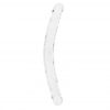 Realrock Oboustranné dildo 45 cm - transparentní