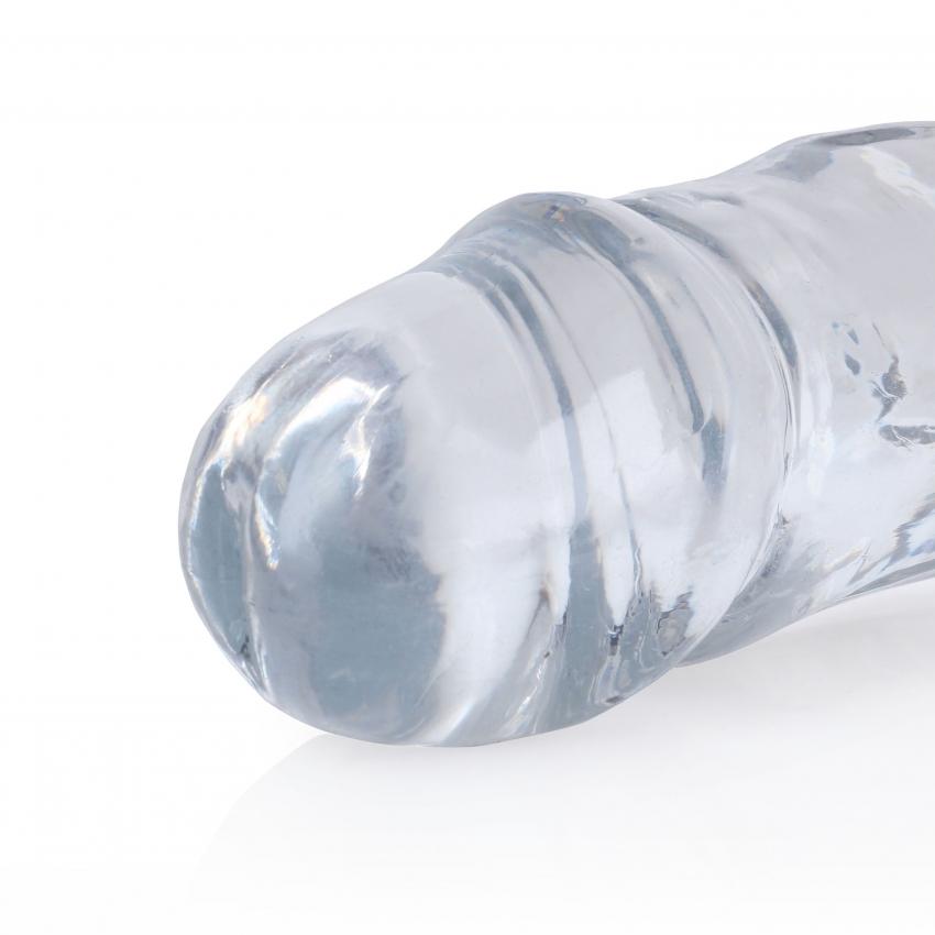 Realrock-Oboustranne-dildo-45-cm-transparentni-4 Realrock Oboustranné dildo 45 cm - transparentní