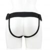 Realrock Vibrating Hollow Strap-on dutý připínací penis s varlaty 18 cm - černý