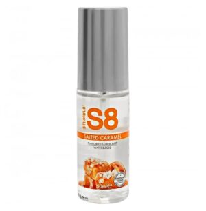 S8 Slaný Karamel lubrikační gel na vodní bázi 50 ml