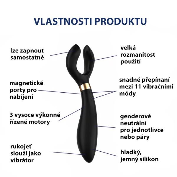 Satisfyer-Endless-Fun-Multifunkcni-vibrator-cerny-6 Satisfyer Endless Fun Multifunkční vibrátor - černý