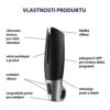 Satisfyer Power Masturbátor - black silver