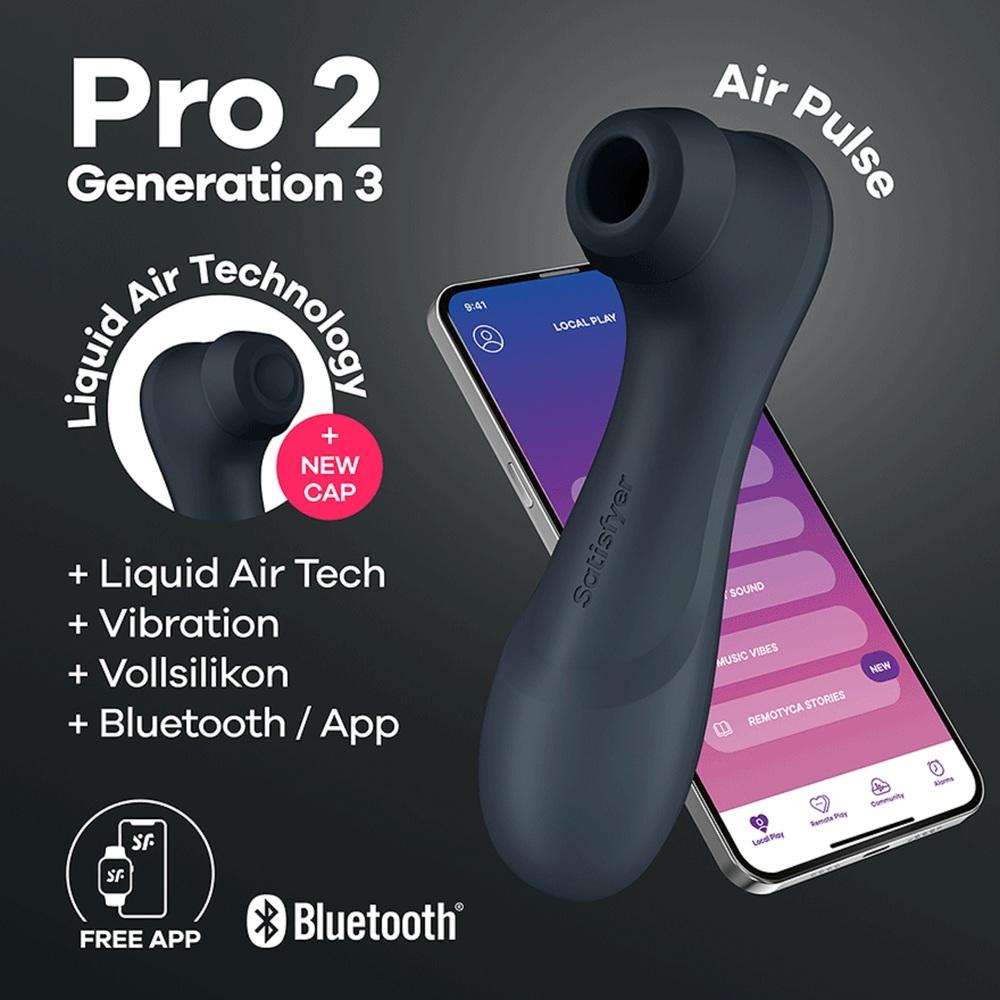 Satisfyer-Pro-2-Generation-3-BluetoothApp-Stimulator-na-klitoris-Black-2 Satisfyer Pro 2 Generation 3 Bluetooth/App Stimulátor na klitoris - Black