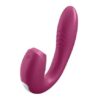 Satisfyer Sunray vibrátor a stimulátor klitorisu 2 v 1 - Berry