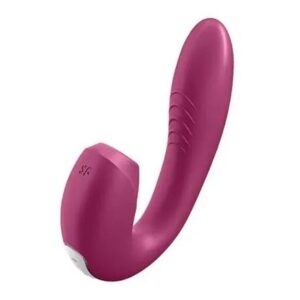 Satisfyer Sunray vibrátor a stimulátor klitorisu 2 v 1 - Berry