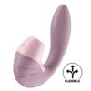 Satisfyer Supernova tlakový stimulátor a vibrátor 2v1 - Old rose