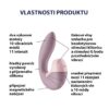 Satisfyer Supernova tlakový stimulátor a vibrátor 2v1 - Old rose
