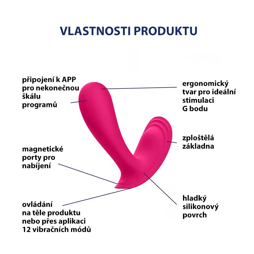 Satisfyer-Top-secret-Vibrator-do-kalhotek-ruzovy-2 Satisfyer Top secret Vibrátor do kalhotek - růžový
