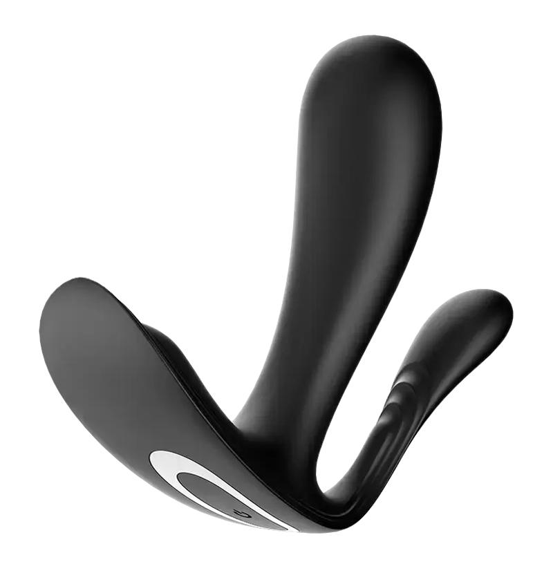 Satisfyer-Top-secret-Vibrator-do-kalhotek-s-analni-stimulaci-cerny Satisfyer Top secret+ Vibrátor do kalhotek s anální stimulací - černý