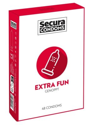 Secura kondomy Extra Fun 48 ks